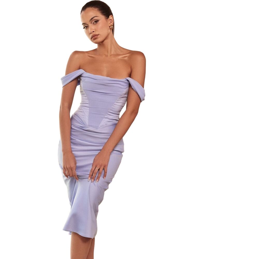 House of CB Lavender Midi Dress - Picture 4 of 13